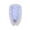 Doublesided Babynest- blue stars/gray