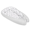 Doublesided Babynest- clouds gray/gray