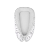 Doublesided Babynest- clouds gray/gray