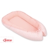 Doublesided Babynest- Flower pattern peach/powder pink