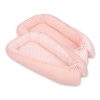 Doublesided Babynest- Flower pattern peach/powder pink