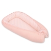 Doublesided Babynest- Flower pattern peach/powder pink