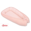 Doublesided Babynest- Flower pattern peach/powder pink