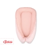 Doublesided Babynest- Flower pattern peach/powder pink