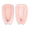 Doublesided Babynest- Flower pattern peach/powder pink