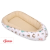 Doublesided Babynest- foxes beige/beige