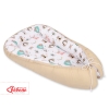 Doublesided Babynest- foxes beige/beige
