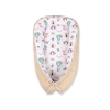 Doublesided Babynest- foxes beige/beige