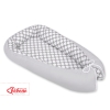 Doublesided Babynest- Gray with white dots/gray
