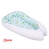 Doublesided Babynest- lama mint/white