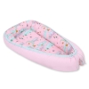 Doublesided Babynest - moons pink/pink