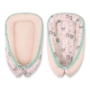 Doublesided Babynest- Owls cream-mint/powder pink