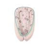 Doublesided Babynest- Owls cream-mint/powder pink
