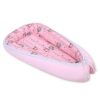 Doublesided Babynest- Owls pink-mint/pink