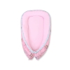 Doublesided Babynest- Owls pink-mint/pink