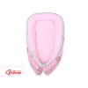 Doublesided Babynest- Owls pink-mint/pink