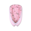 Doublesided Babynest- Owls pink-mint/pink