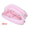 Doublesided Babynest- Owls pink-mint/pink