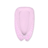 Doublesided Babynest- pink with white dots/pink