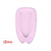 Doublesided Babynest- pink with white dots/pink