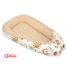 Doublesided Babynest- sloths beige/beige