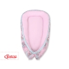 Doublesided Babynest- unicorn pink/pink