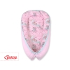 Doublesided Babynest- unicorn pink/pink