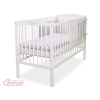 Engrave on the front of baby cot no. 5003-07