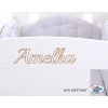 Engrave on the front of baby cot no. 5010-07