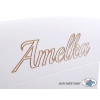 Engrave on the front of baby cot no. 5010-07