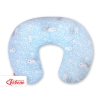 Extra cover for feeding pillow- blue rabbits