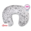 Extra cover for feeding pillow- bubbles gray