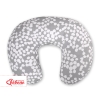 Extra cover for feeding pillow- bubbles gray