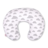 Extra cover for feeding pillow- clouds gray