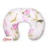 Extra cover for feeding pillow- flowers pink
