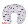 Extra cover for feeding pillow- gray rabbits