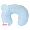 Extra cover for feeding pillow- Hanging Hearts blue stripes