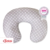 Extra cover for feeding pillow - Hanging Hearts dots on Gray