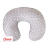 Extra cover for feeding pillow - Hanging Hearts dots on Gray
