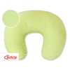 Extra cover for feeding pillow- Hanging Hearts green stripes