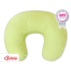 Extra cover for feeding pillow- Hanging Hearts green stripes