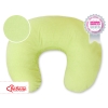 Extra cover for feeding pillow- Hanging Hearts green stripes