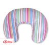 Extra cover for feeding pillow- Hanging Hearts lilac stripes