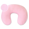 Extra cover for feeding pillow- Hanging Hearts pink stripes