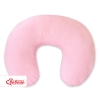 Extra cover for feeding pillow- Hanging Hearts pink stripes