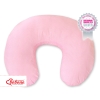 Extra cover for feeding pillow- Hanging Hearts pink stripes
