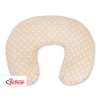 Extra cover for feeding pillow- Hanging Hearts white dots on beige