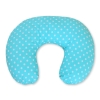 Extra cover for feeding pillow- Hanging Hearts white dots on turquoise
