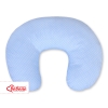 Extra cover for feeding pillow- Hanging Hearts white polka dots on blue