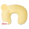 Extra cover for feeding pillow- Hanging Hearts yellow stripes